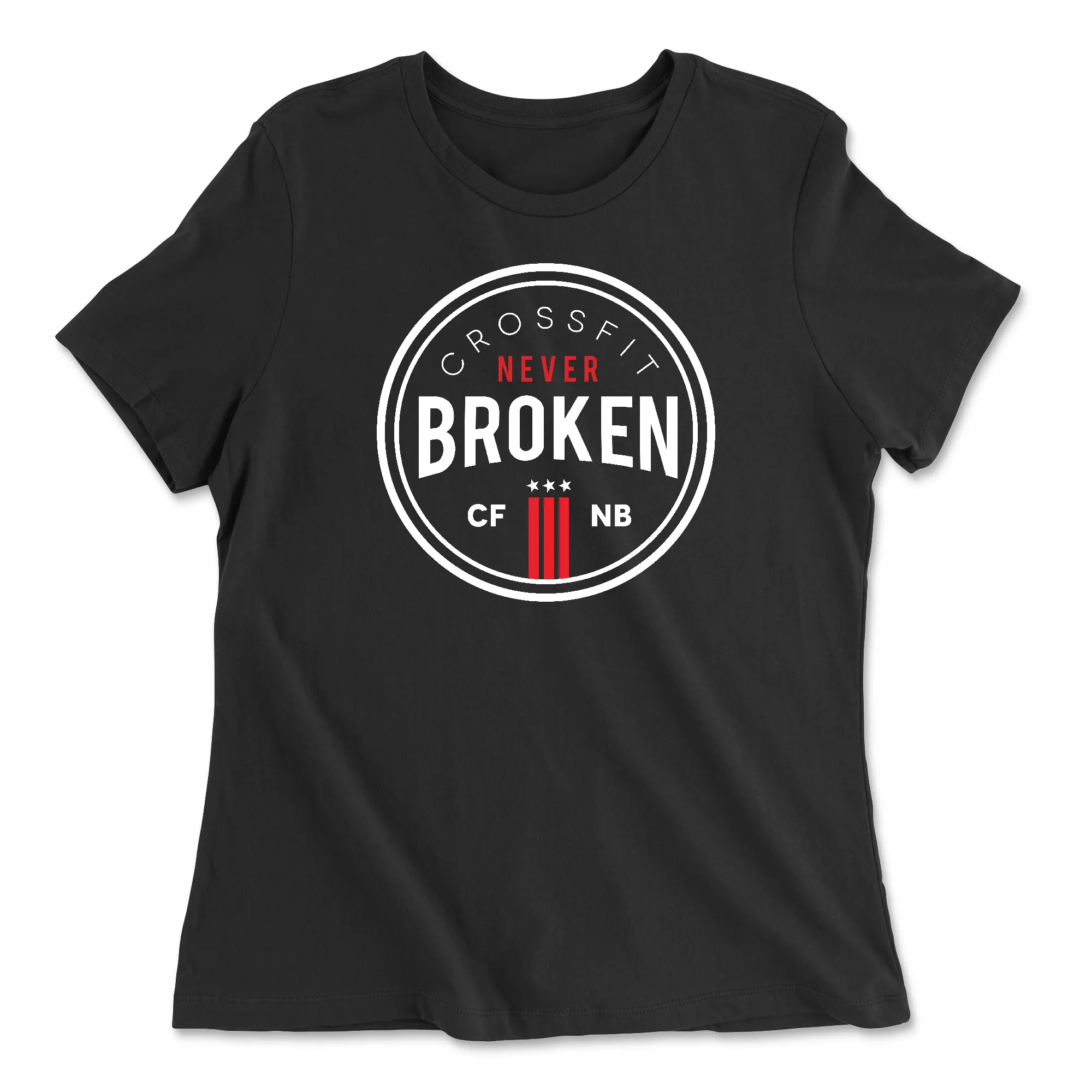 CrossFit Never Broken - Standard Women's Relaxed Jersey T-Shirt