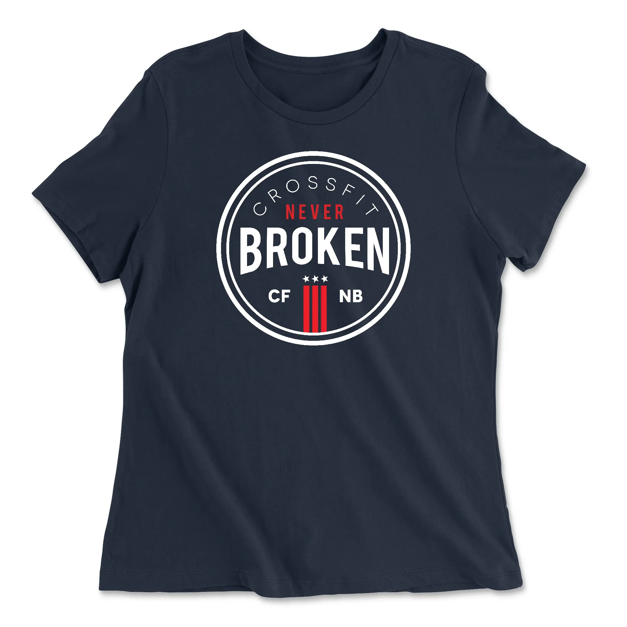CrossFit Never Broken - Standard Women's Relaxed Jersey T-Shirt
