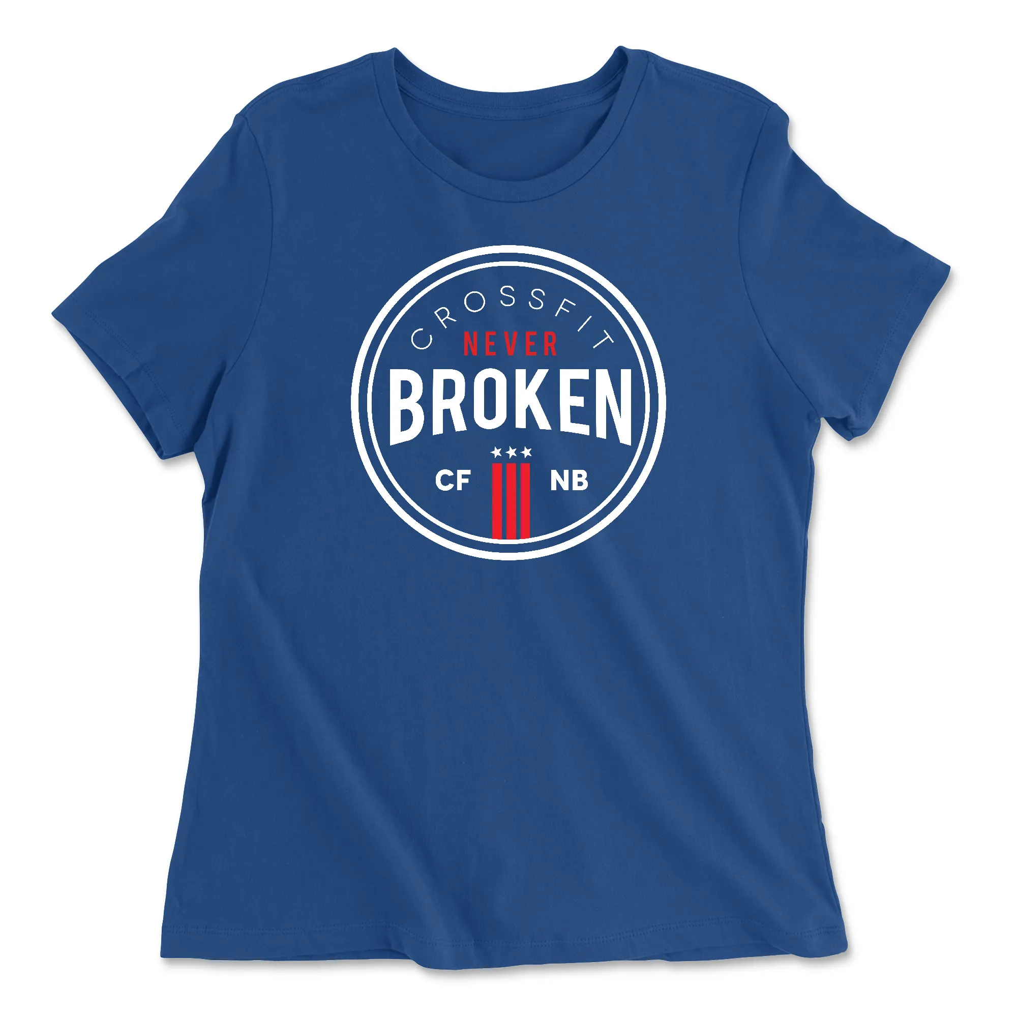 CrossFit Never Broken - Standard Women's Relaxed Jersey T-Shirt