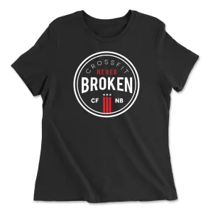 CrossFit Never Broken - Standard Women's Relaxed Jersey T-Shirt