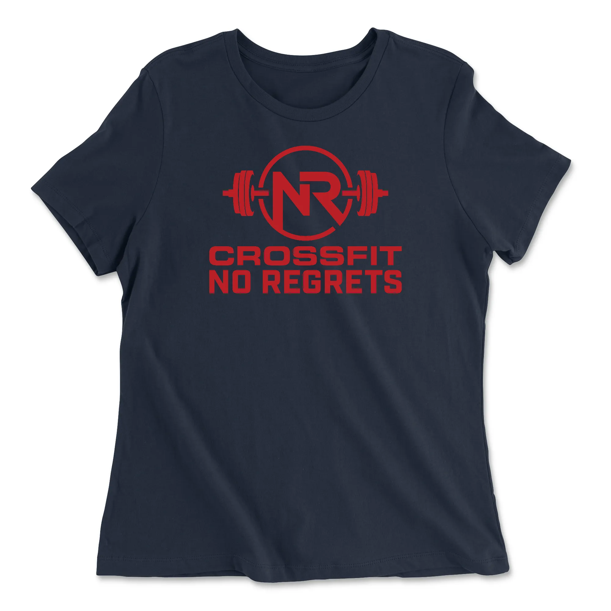CrossFit No Regrets Standard Red Womens - Relaxed Jersey T-Shirt
