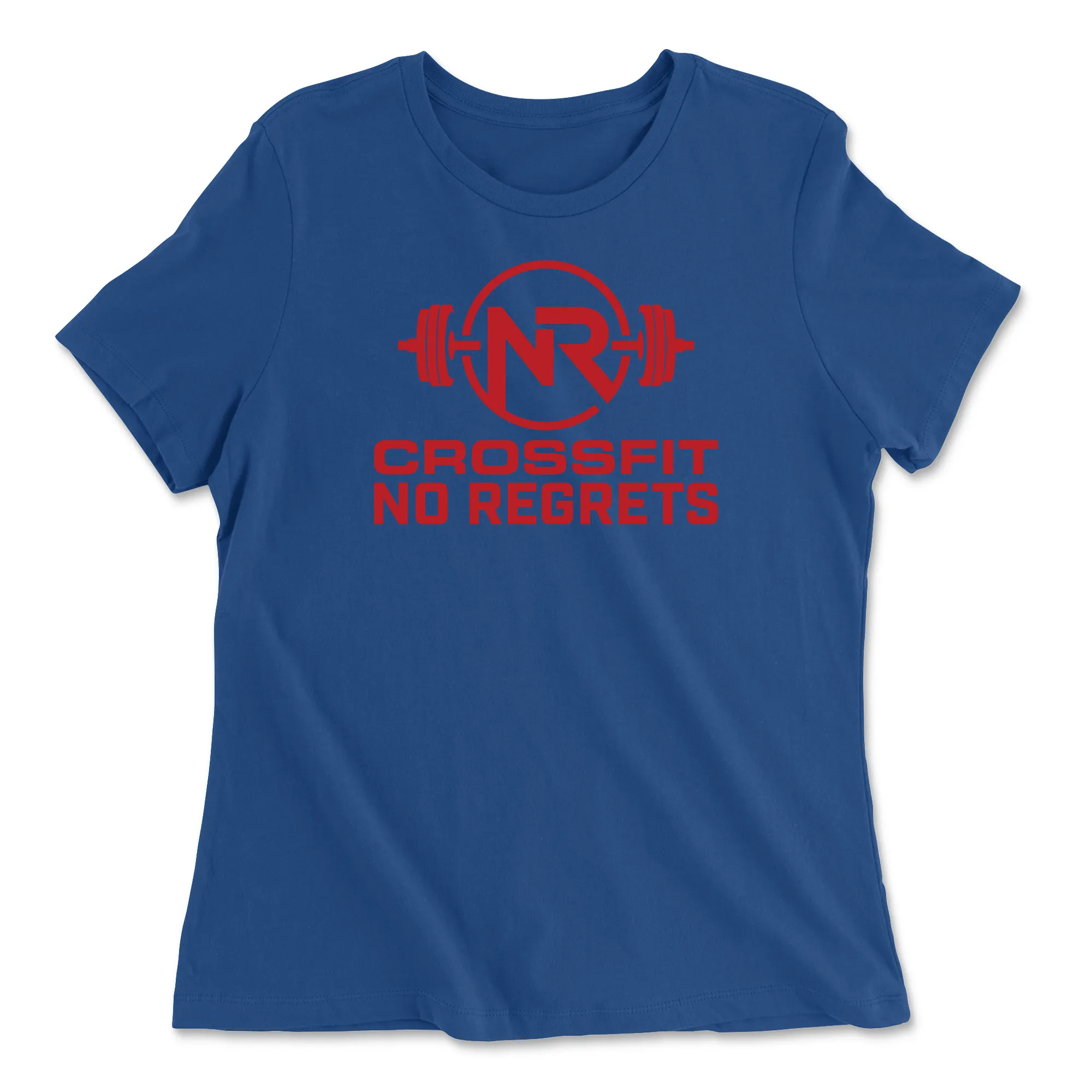 CrossFit No Regrets Standard Red Womens - Relaxed Jersey T-Shirt