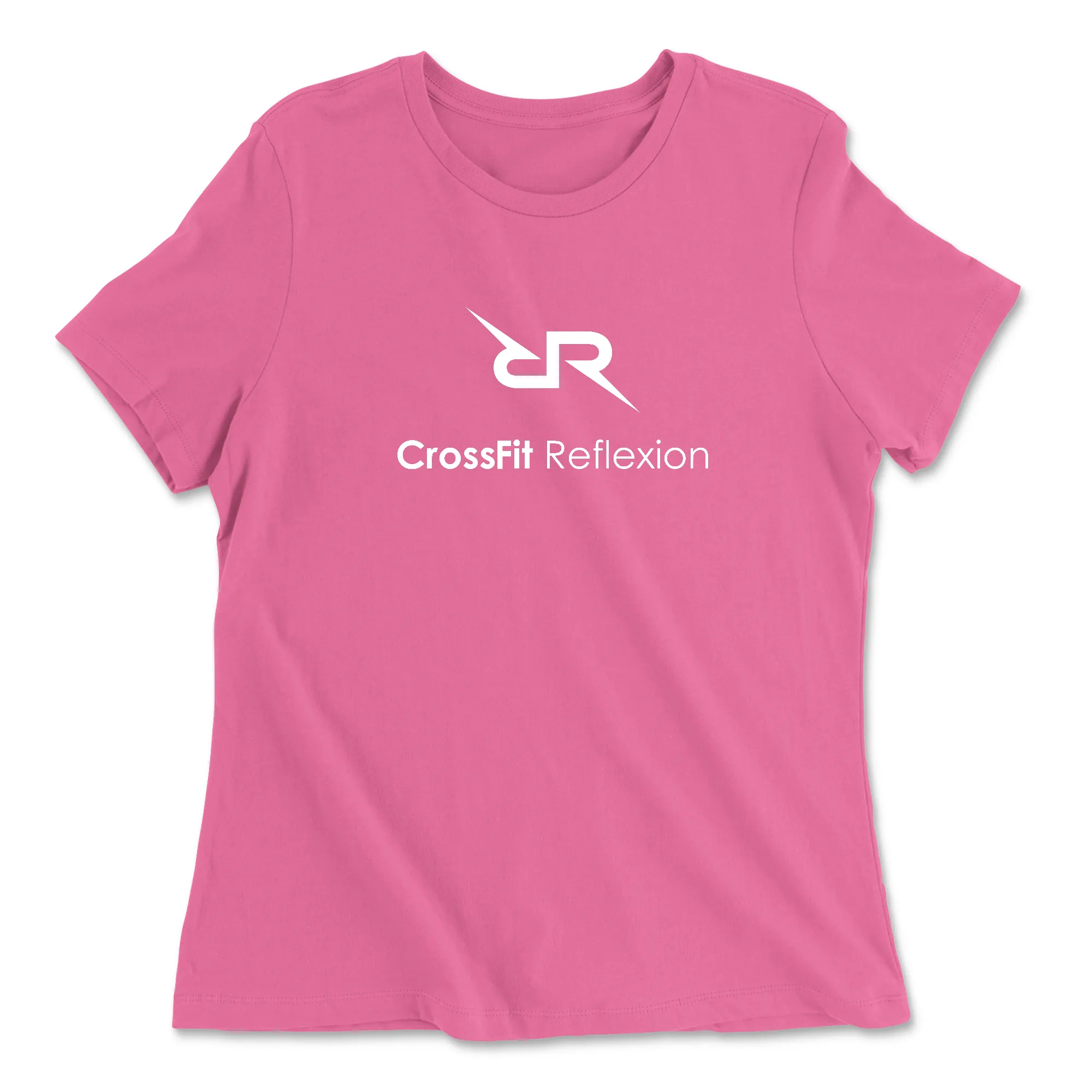 CrossFit Reflexion Standard White Womens - Relaxed Jersey T-Shirt