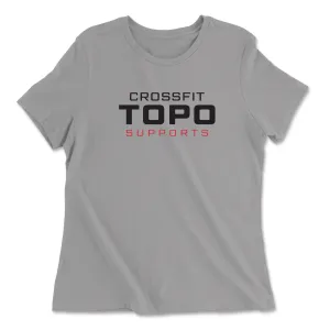 CrossFit Topo Veteran Womens - Relaxed Jersey T-Shirt