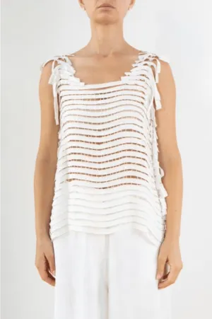 Cube Eyelet Tank Blouse
