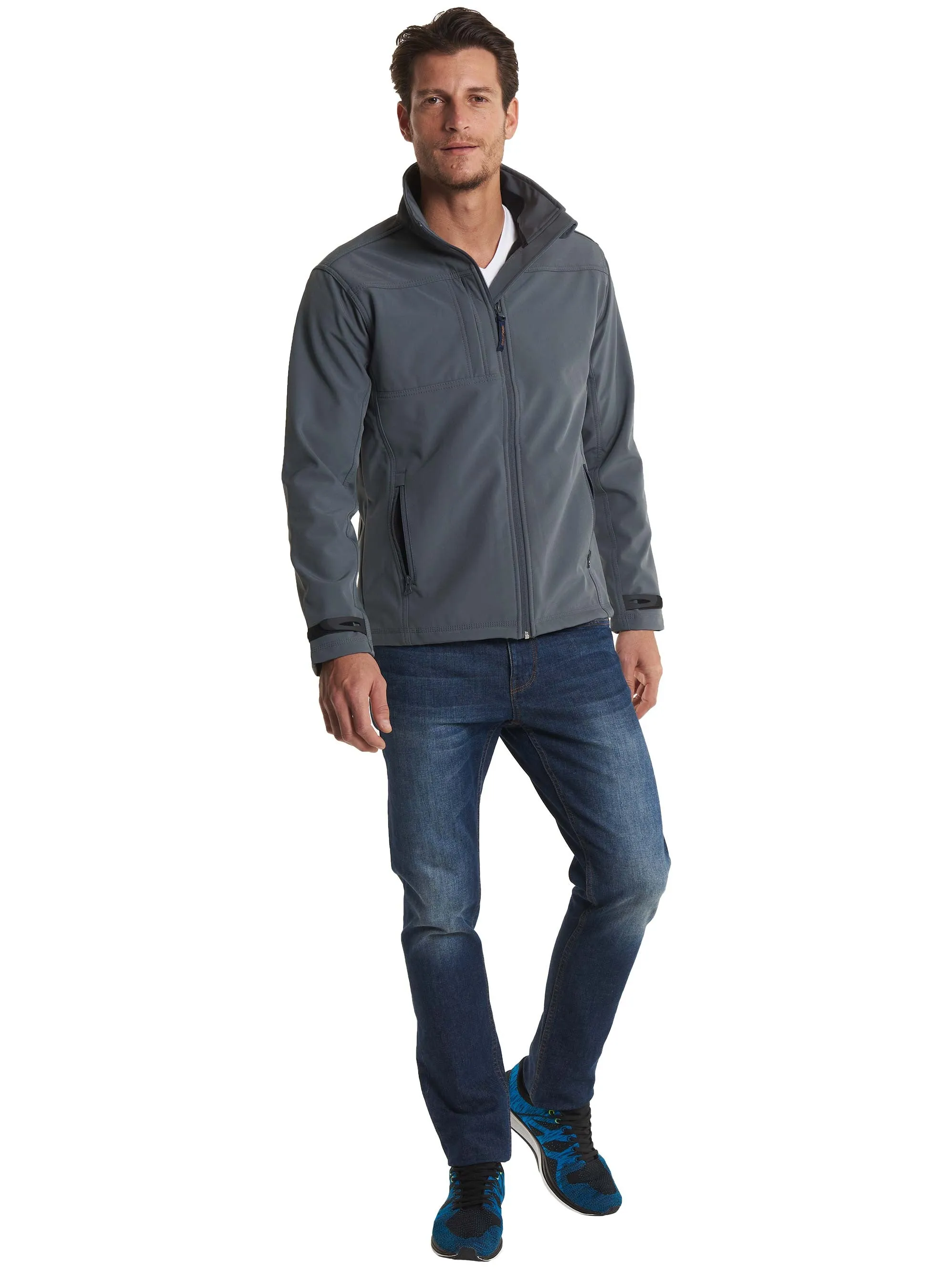 Deluxe Full Zip Soft Shell Jacket | Black