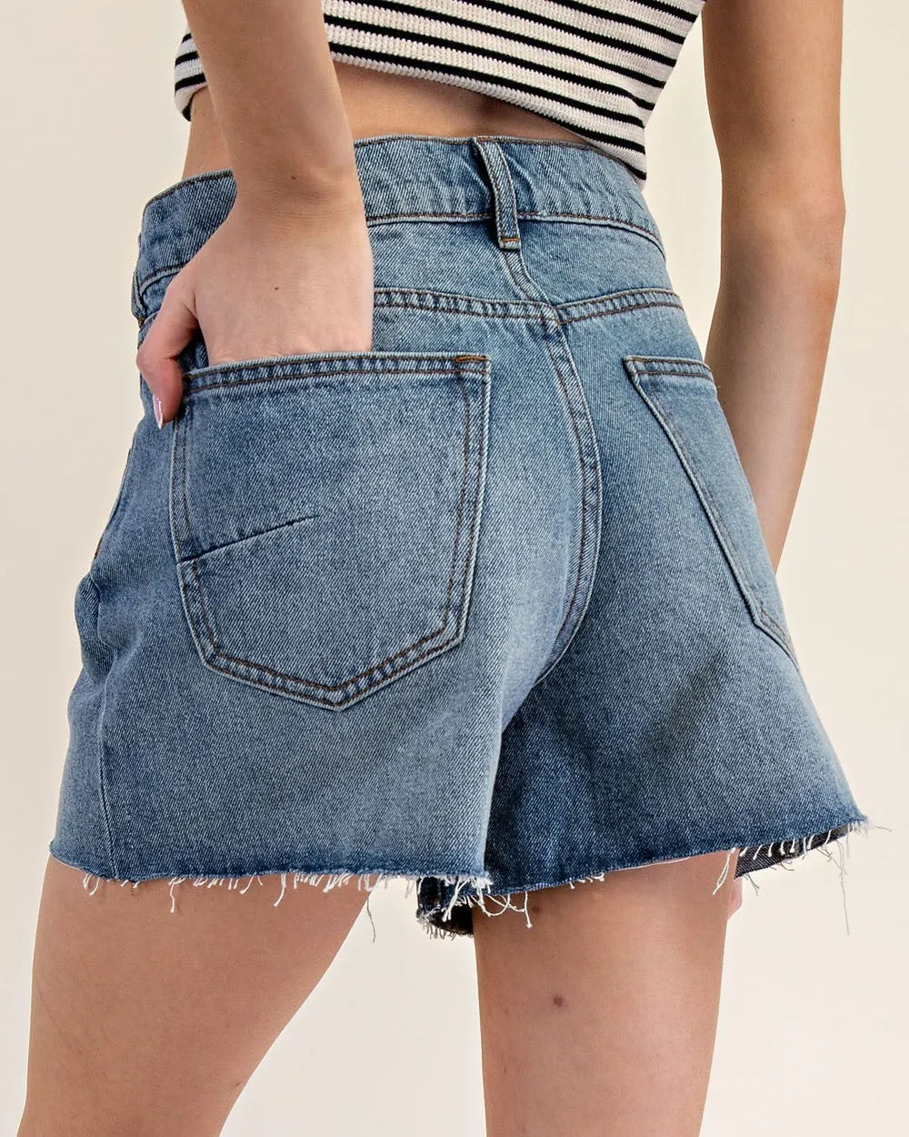 Denim Shorts - Denim