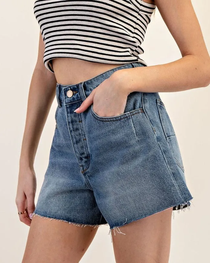 Denim Shorts - Denim