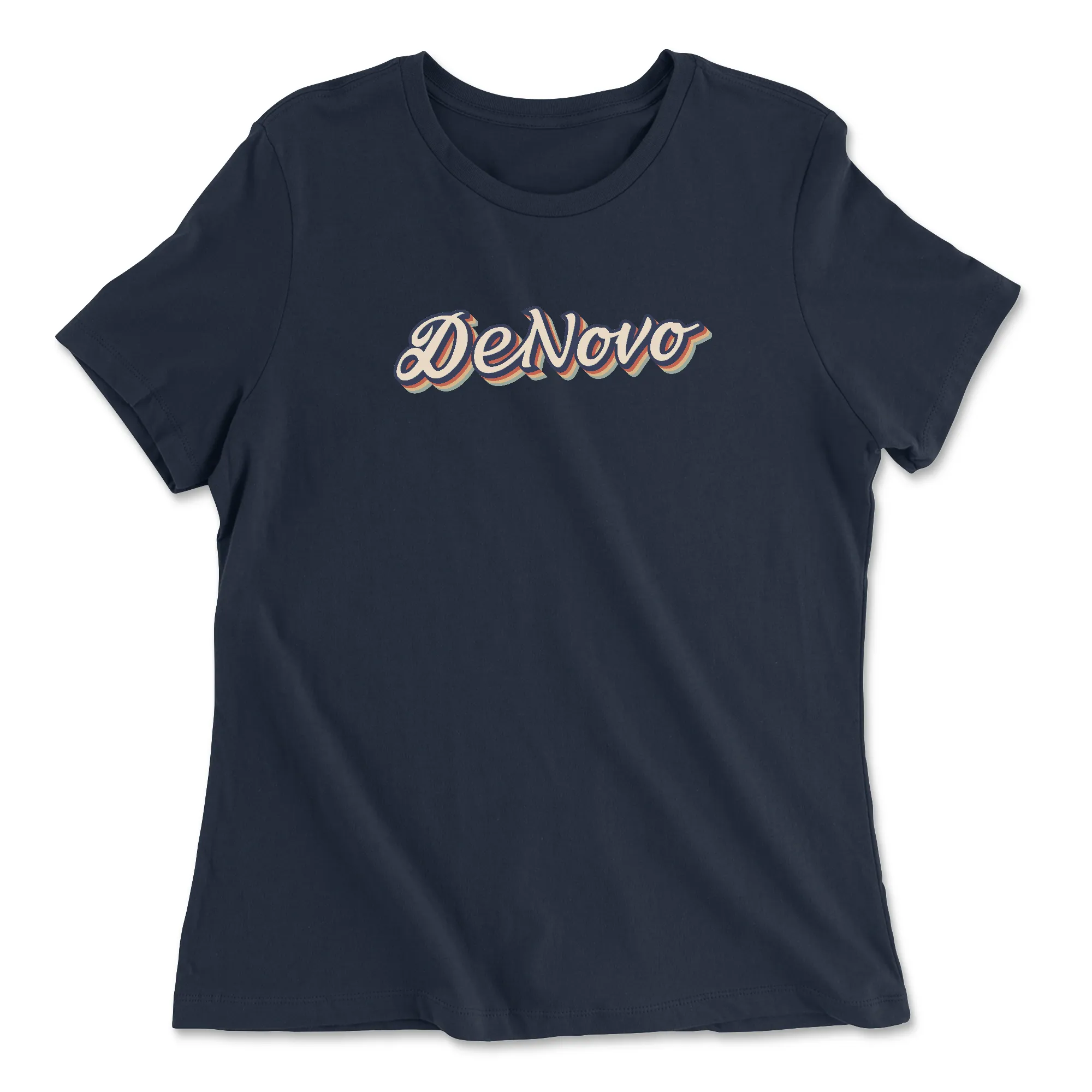 DeNovo CrossFit Cursive Womens - Relaxed Jersey T-Shirt