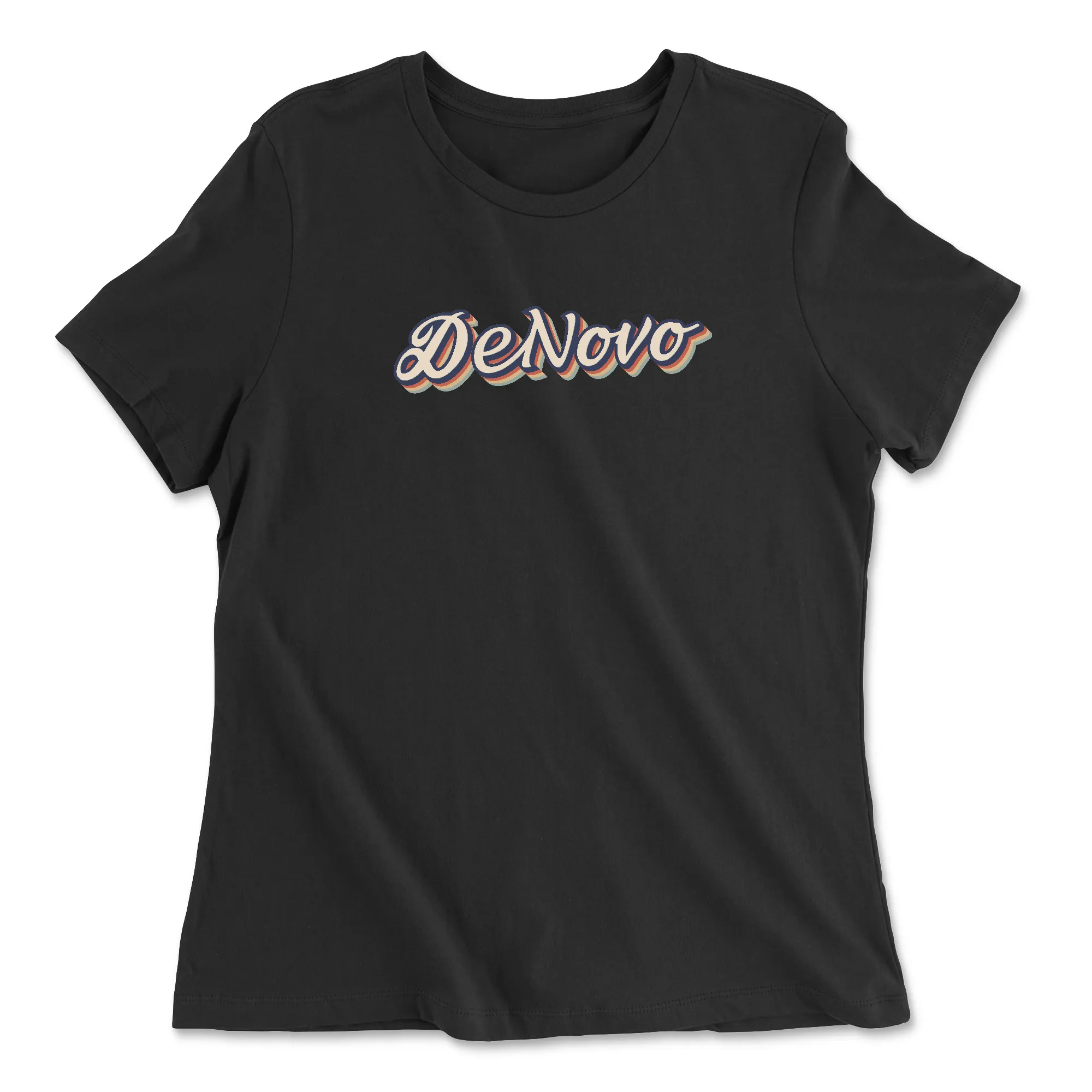 DeNovo CrossFit Cursive Womens - Relaxed Jersey T-Shirt
