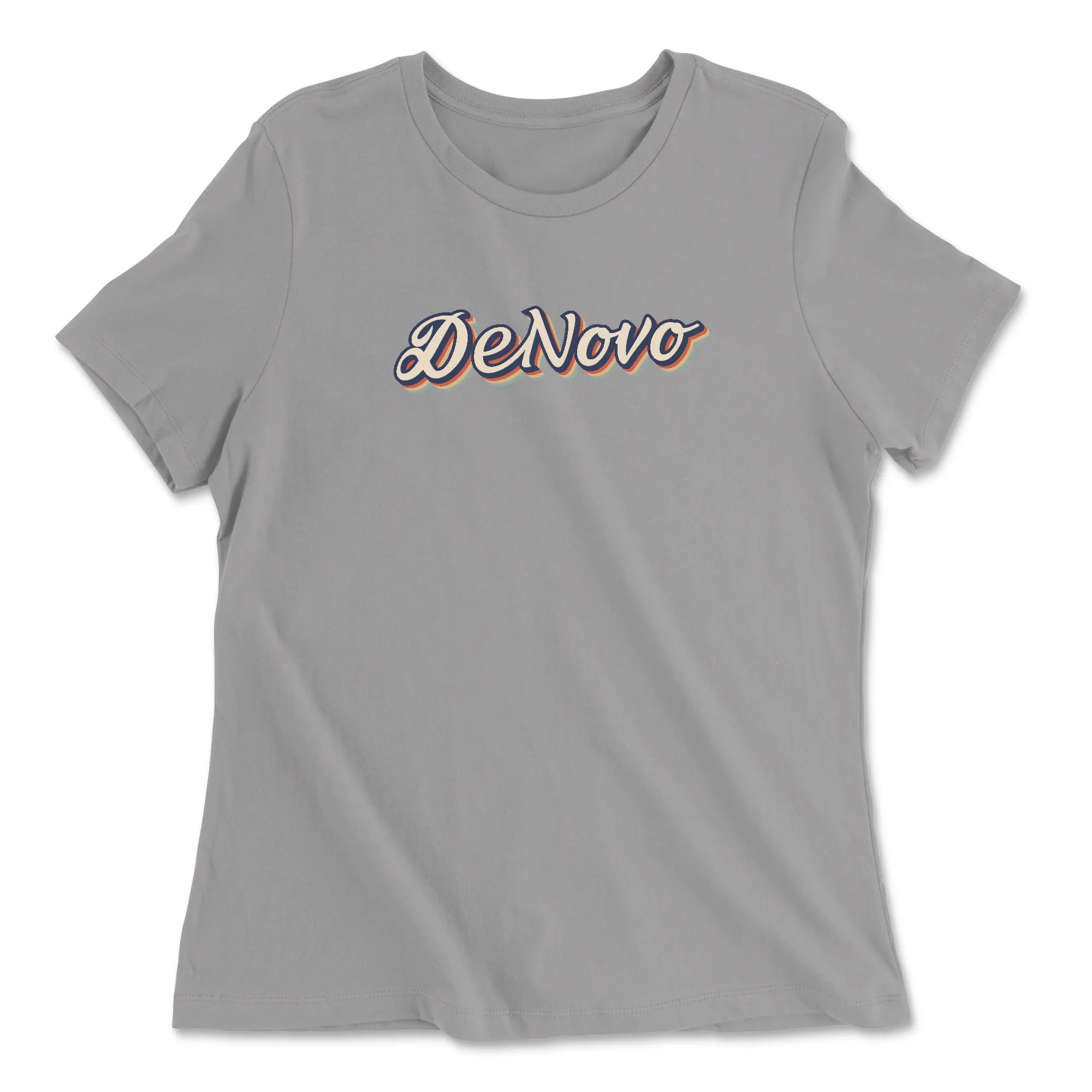 DeNovo CrossFit Cursive Womens - Relaxed Jersey T-Shirt