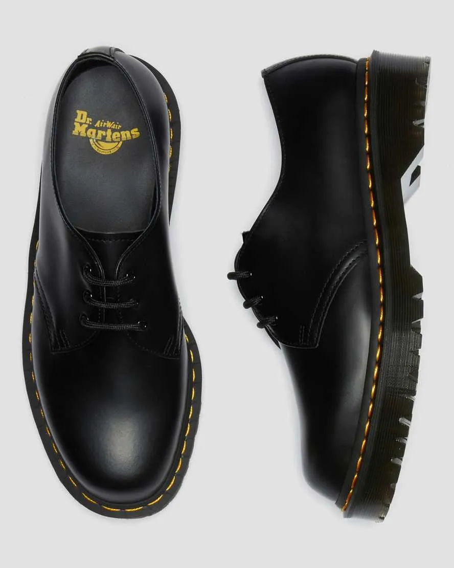 DR MARTENS 1461 BEX SMOOTH LEATHER - BLACK SMOOTH