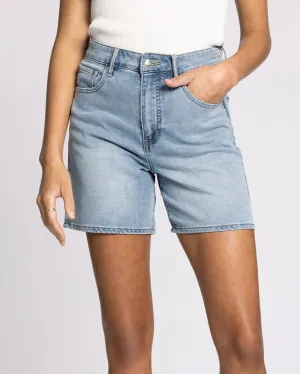Ellison High Rise Shorts - Light Wash
