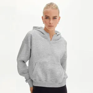 Fashion Half-zipped Hooded Sweatshirt
