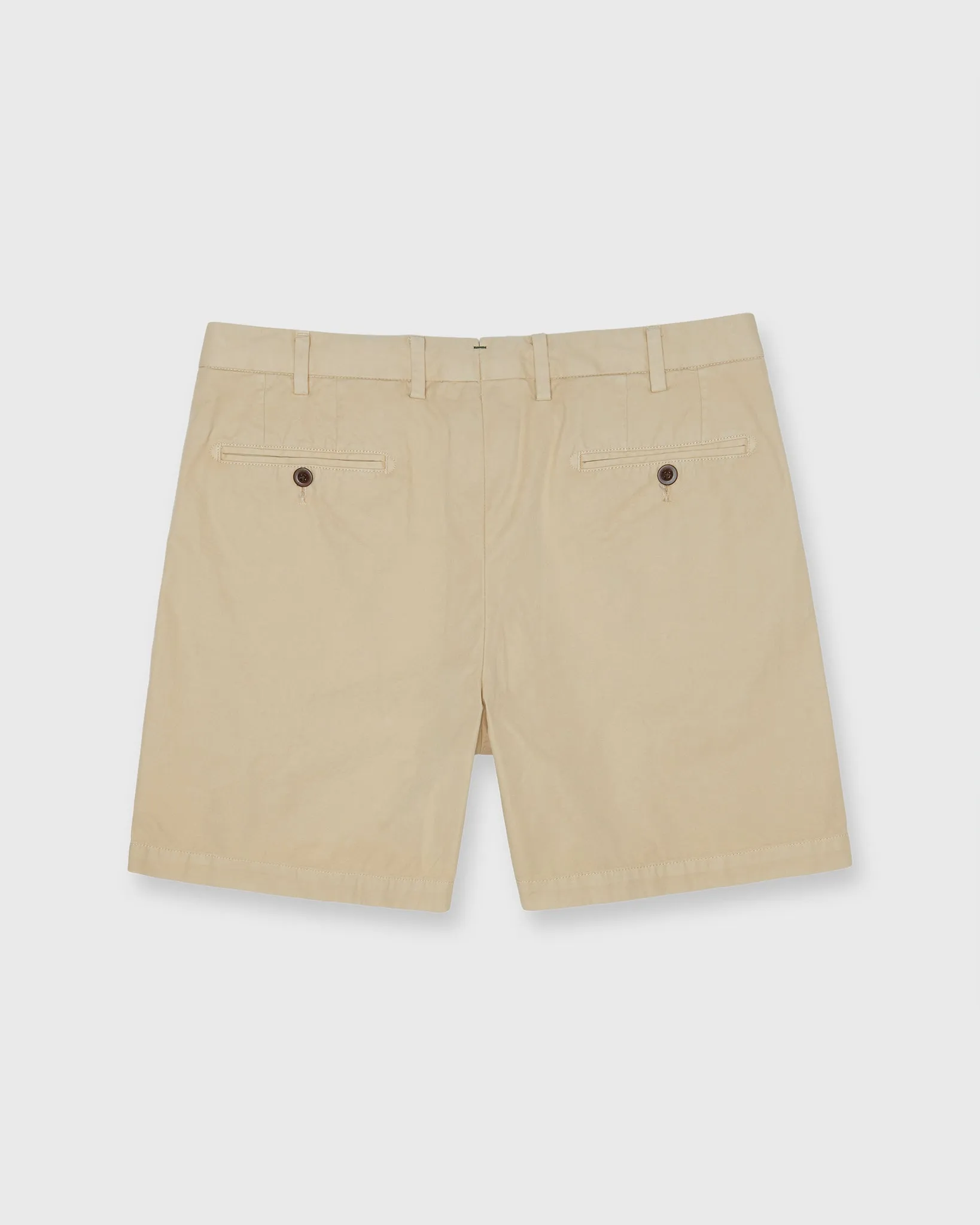 Garment-Dyed Short in Khaki AP Twill