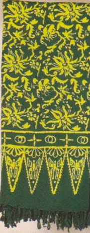 Green Floral Sarong