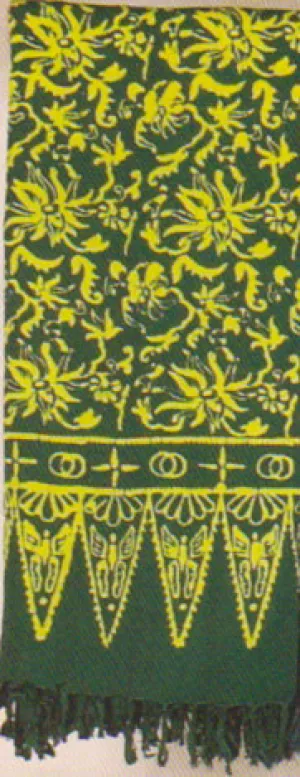 Green Floral Sarong