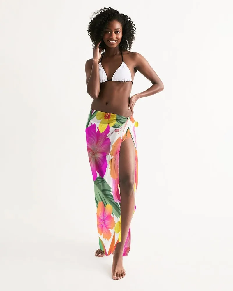 Hibiscus Paradise Floral Swimsuit Cover Up