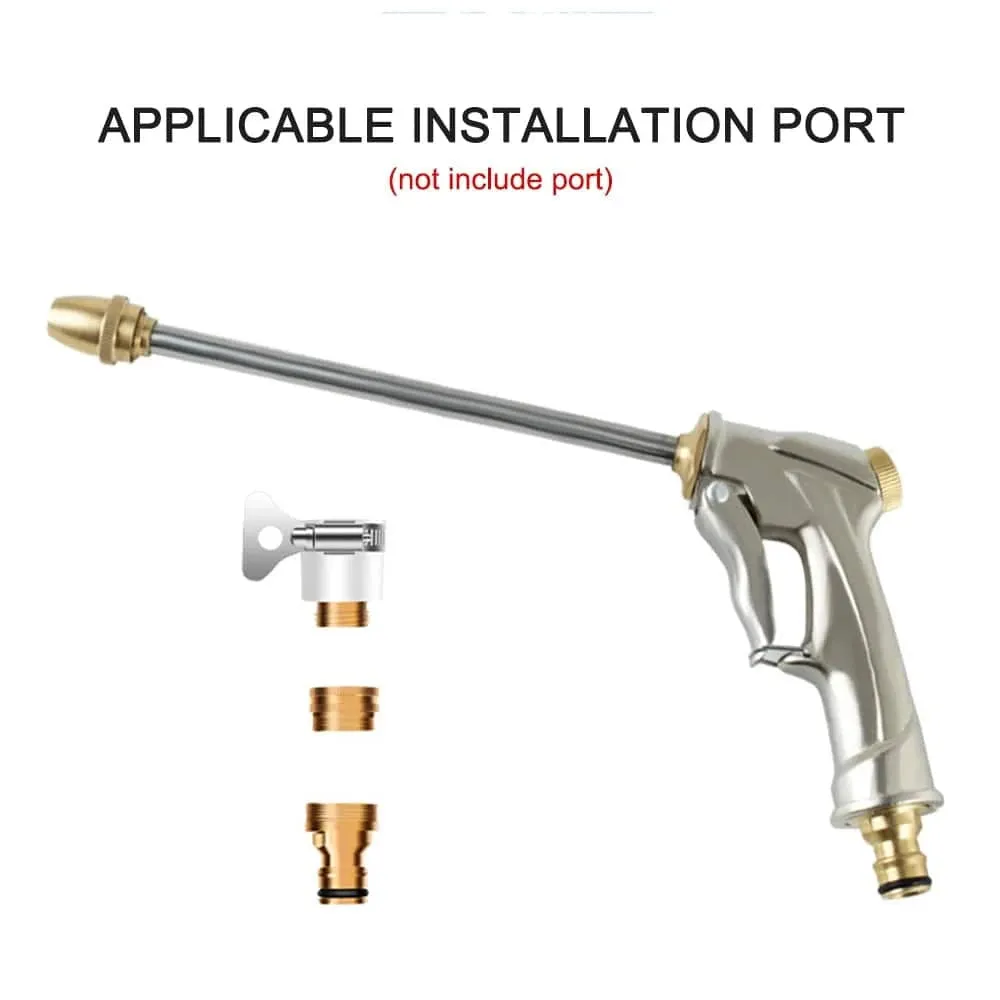 High Pressure Car Wash Sprayer Gun Handheld Water Hose Nozzle Adjustable Water Pressure for Washing Car Windows