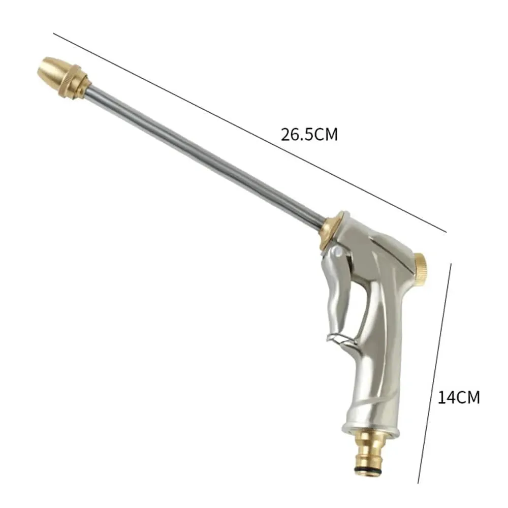 High Pressure Car Wash Sprayer Gun Handheld Water Hose Nozzle Adjustable Water Pressure for Washing Car Windows