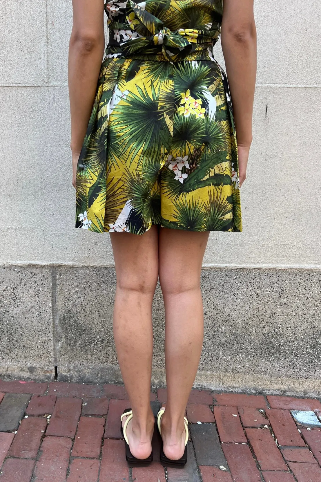 Iceberg - Floral Short: Palm Print