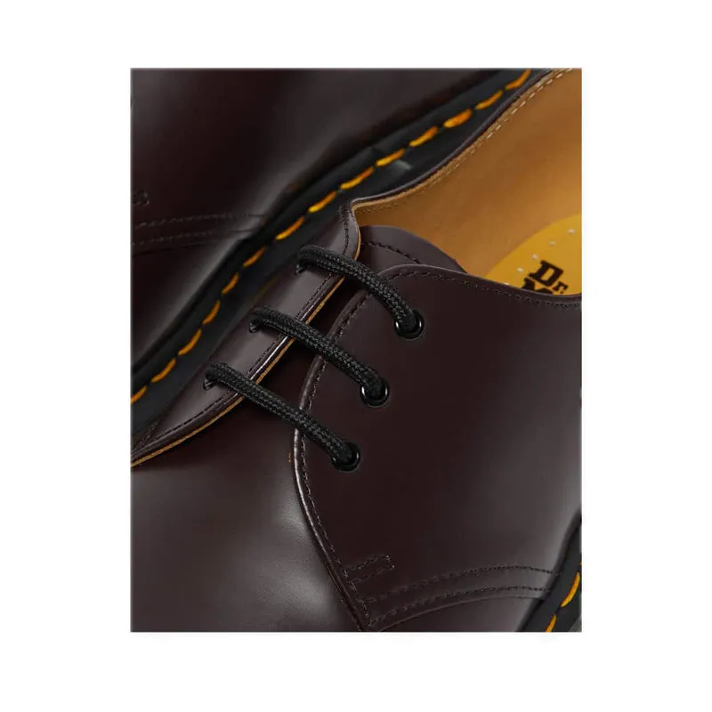 Icons 1461 Unisex Shoes- Burgundy Smooth