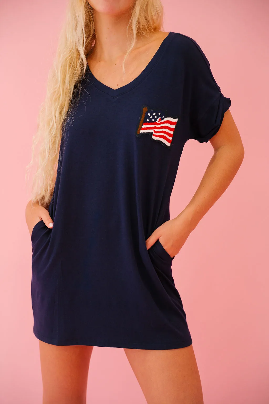 INDEPENDENCE DAY COVERUP WITH POCKETS