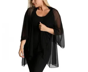 InstantFigure Shahl Instawrap Short Mesh Coverup 33COSS