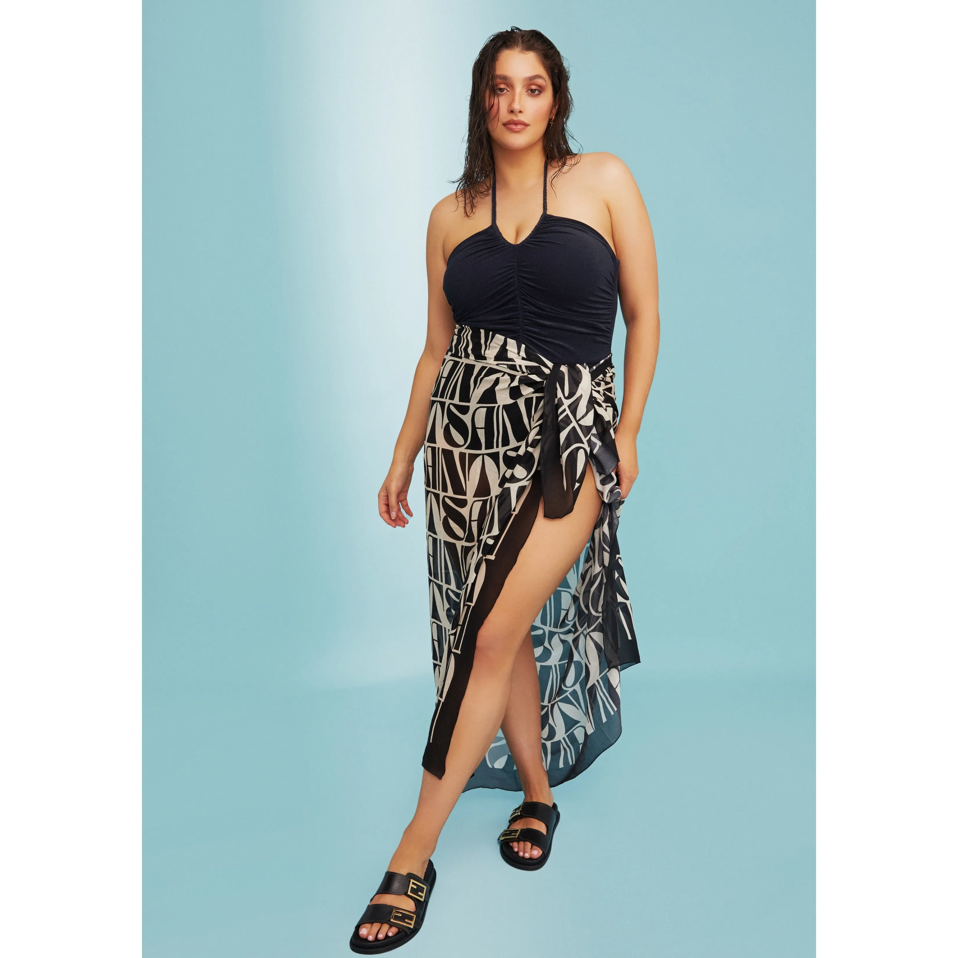 Into Your Light / Sarong / SAINT print ~ FINAL SALE