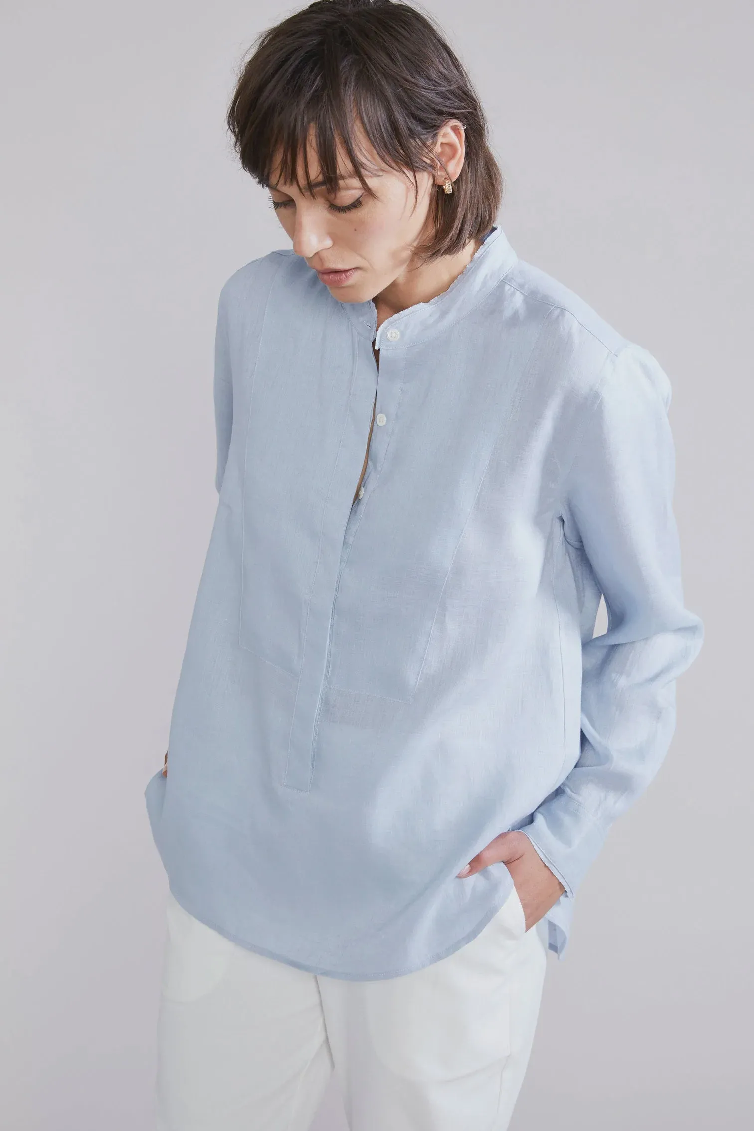 Isola Linen Shirt Sky