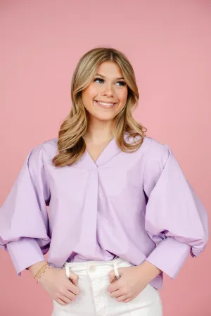 Lavender Luxe Top