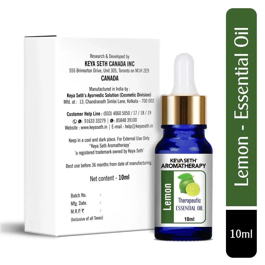 Lemon Essential Oil, Therapeutic, Pure & Natural, Vitamin C, Skin Brightening, Weight Loss, Boosts Immunity  10ml