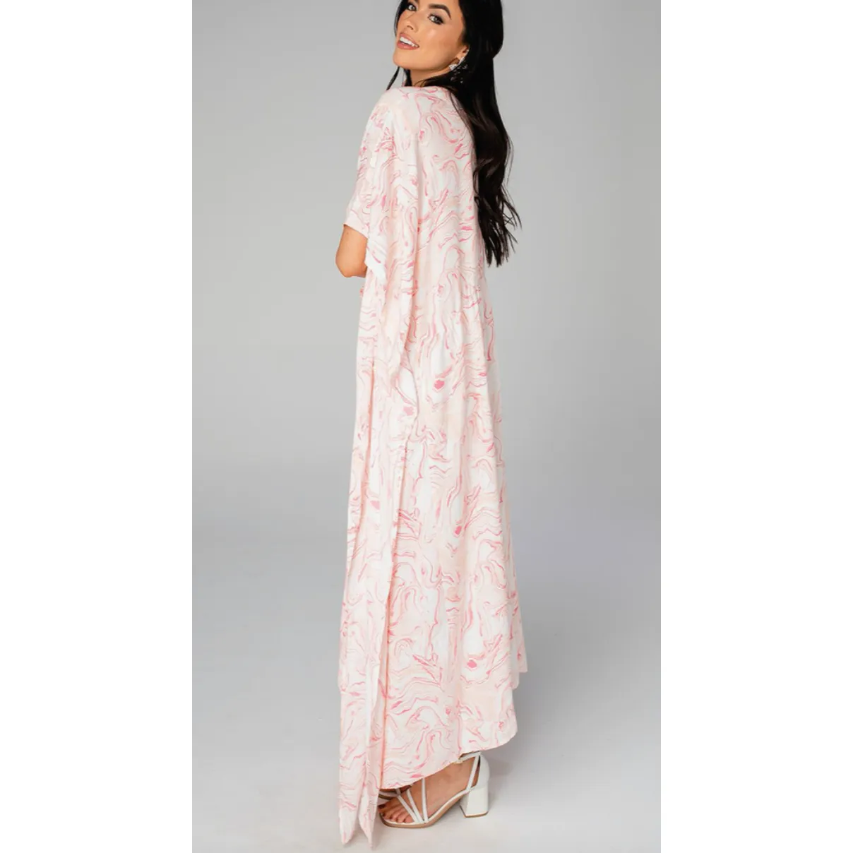 Mamie Peaches Kaftan Dress