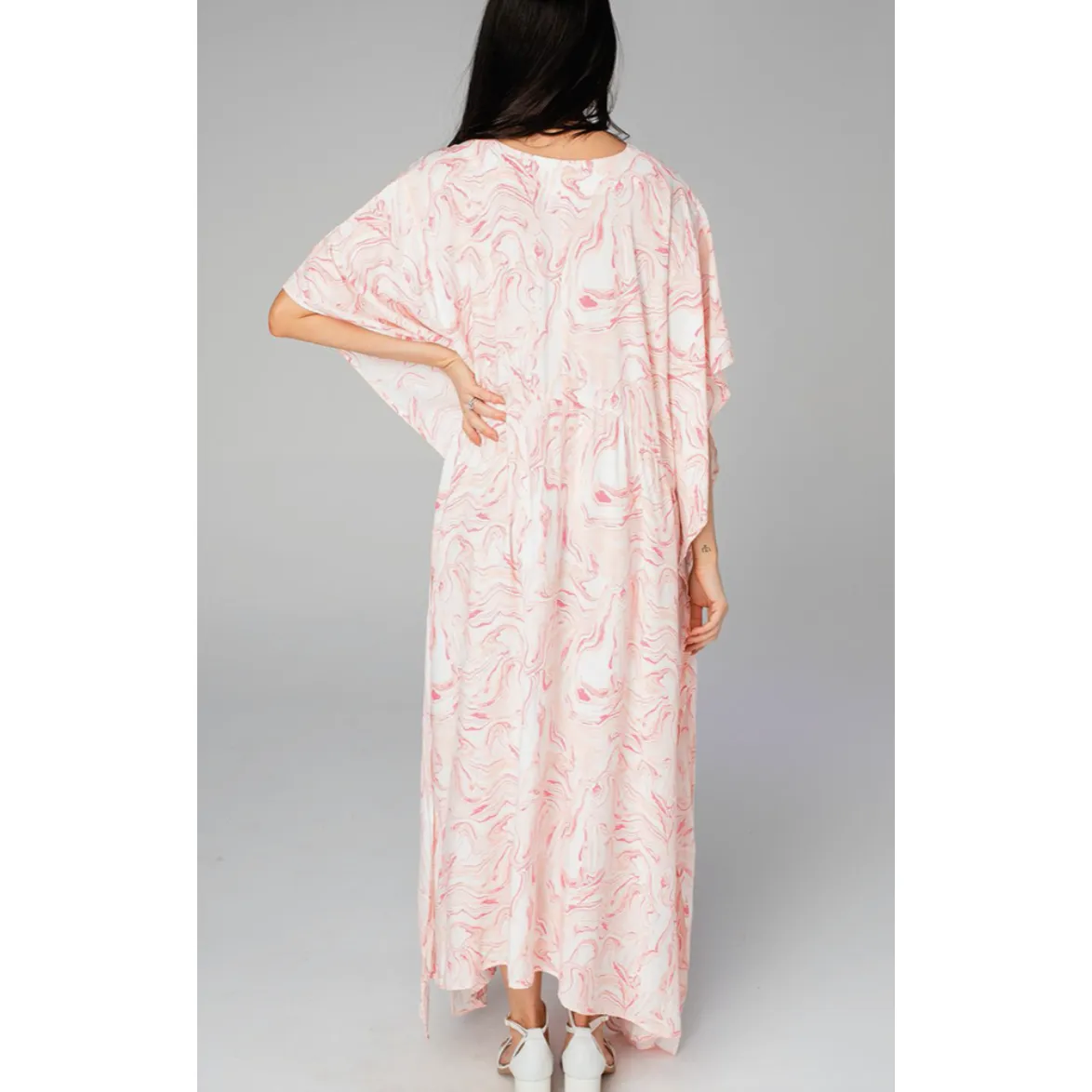Mamie Peaches Kaftan Dress