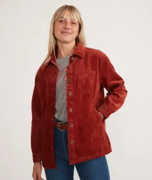 Marine Layer Jemma Shirt Jacket Henna