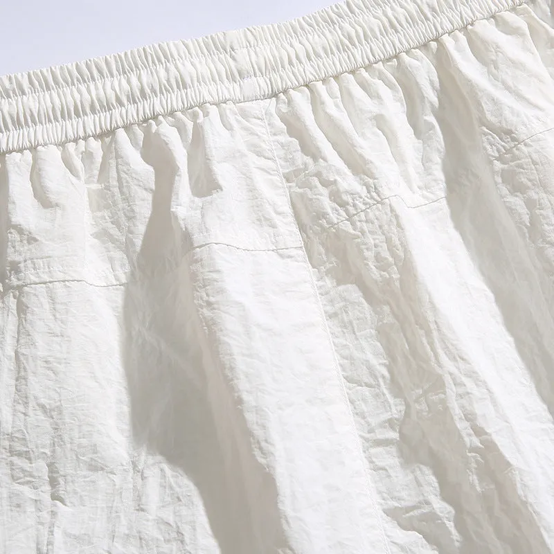 Men Shorts Summer Men's Decorative Casual Straight-Leg Shorts