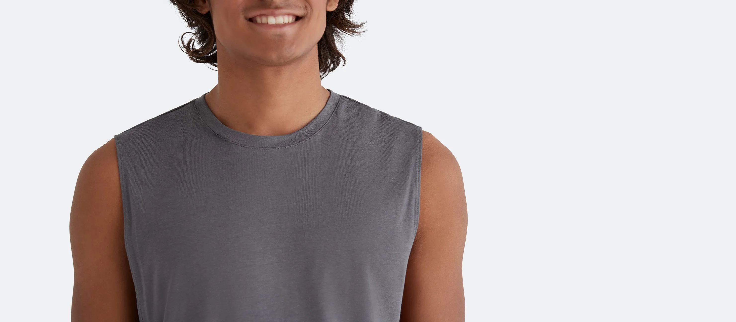 Men's Daily Sleeveless Tee | Smooth Slate