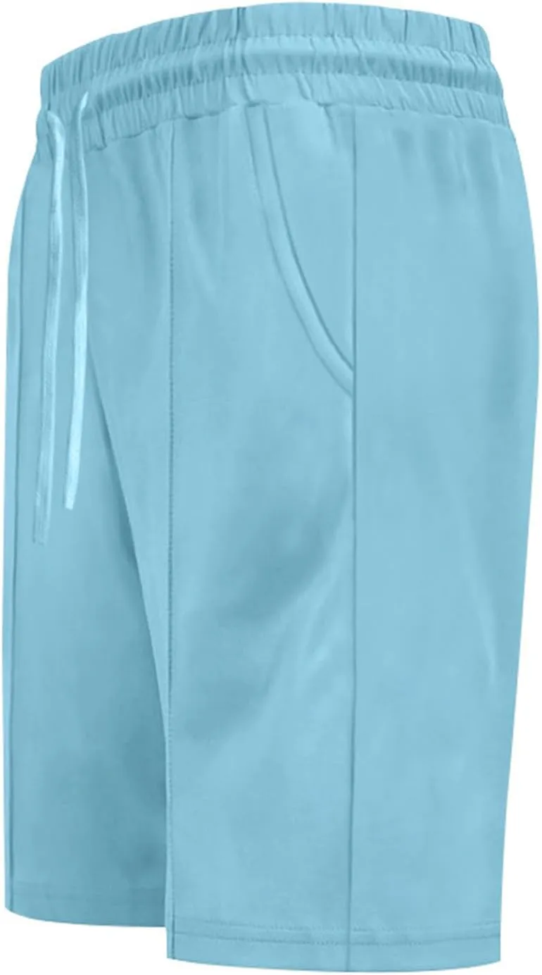 Men's Shorts Classic Fit Flat Front Stretch Solid Chino Shorts Lightweight Breathable Athletic Workout Gym Shorts Pants