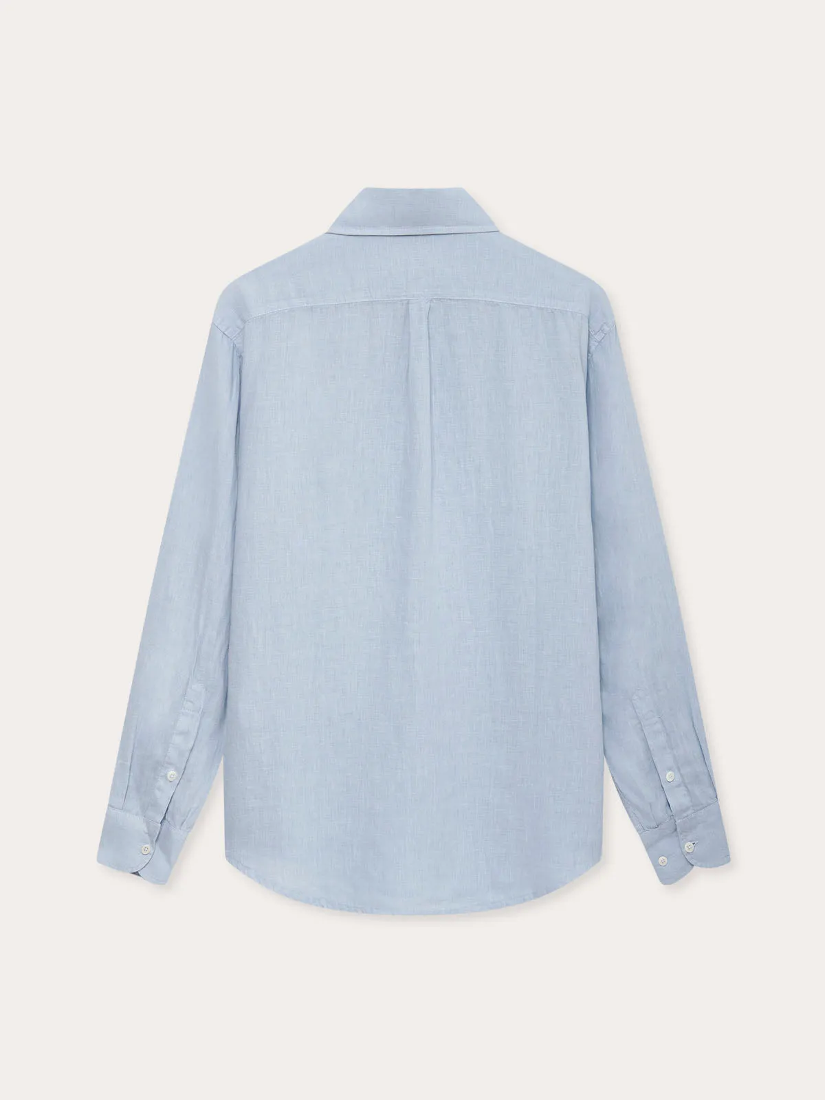 Men's Sky Blue Hoffman Linen Shirt