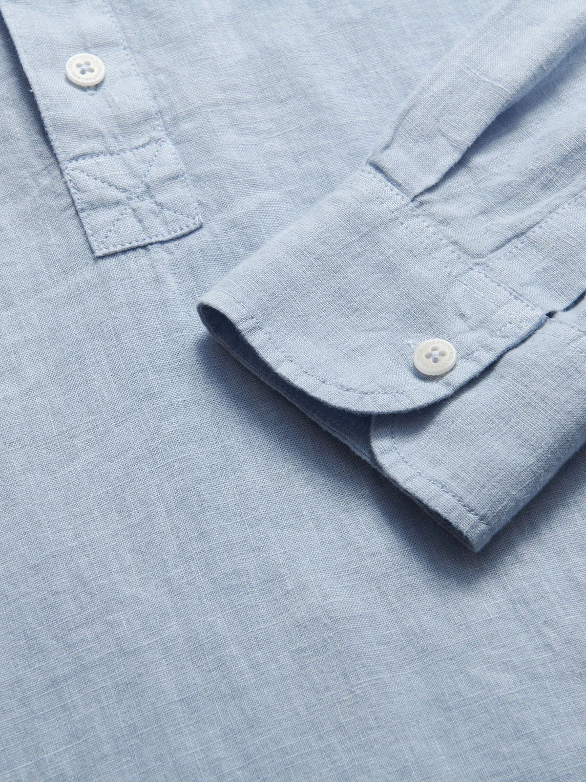 Men's Sky Blue Hoffman Linen Shirt