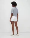 Midroll Short In White Twill