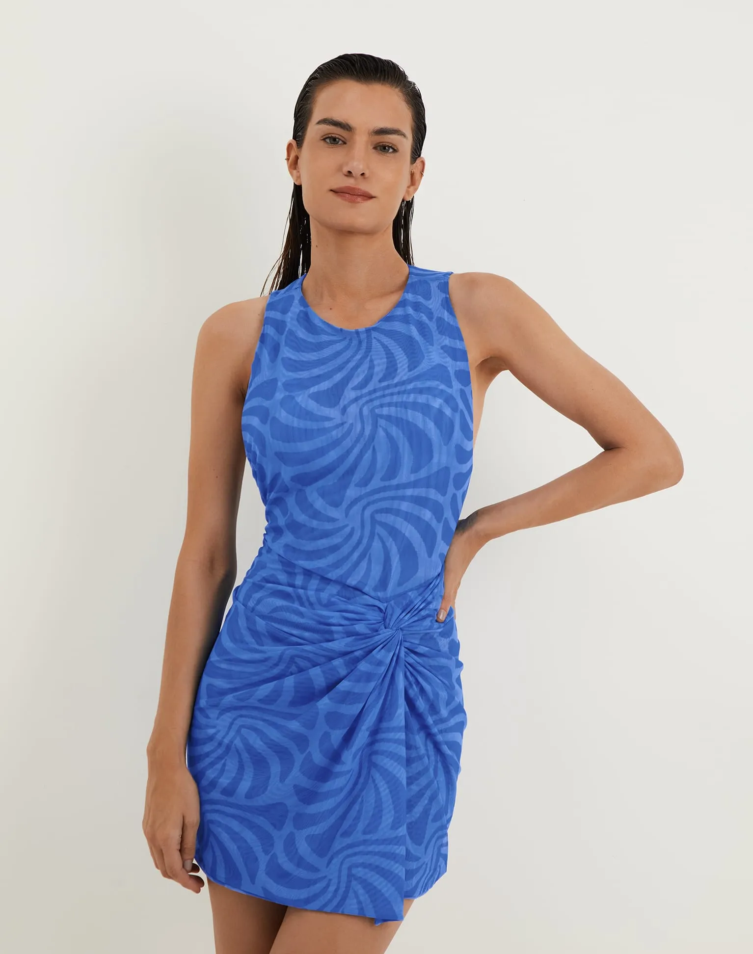 Mila Short Cover Up - Neptune