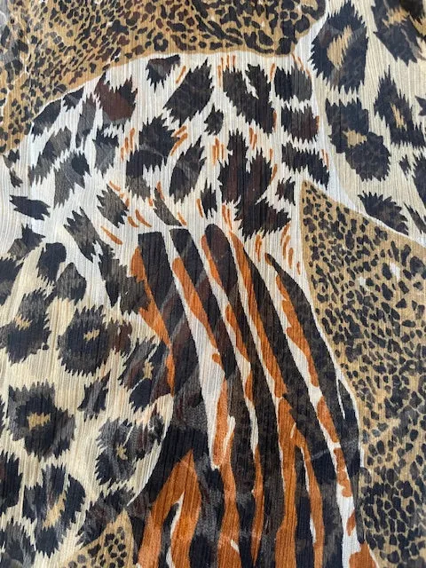 Multi Animal Print Scarf/Sarong