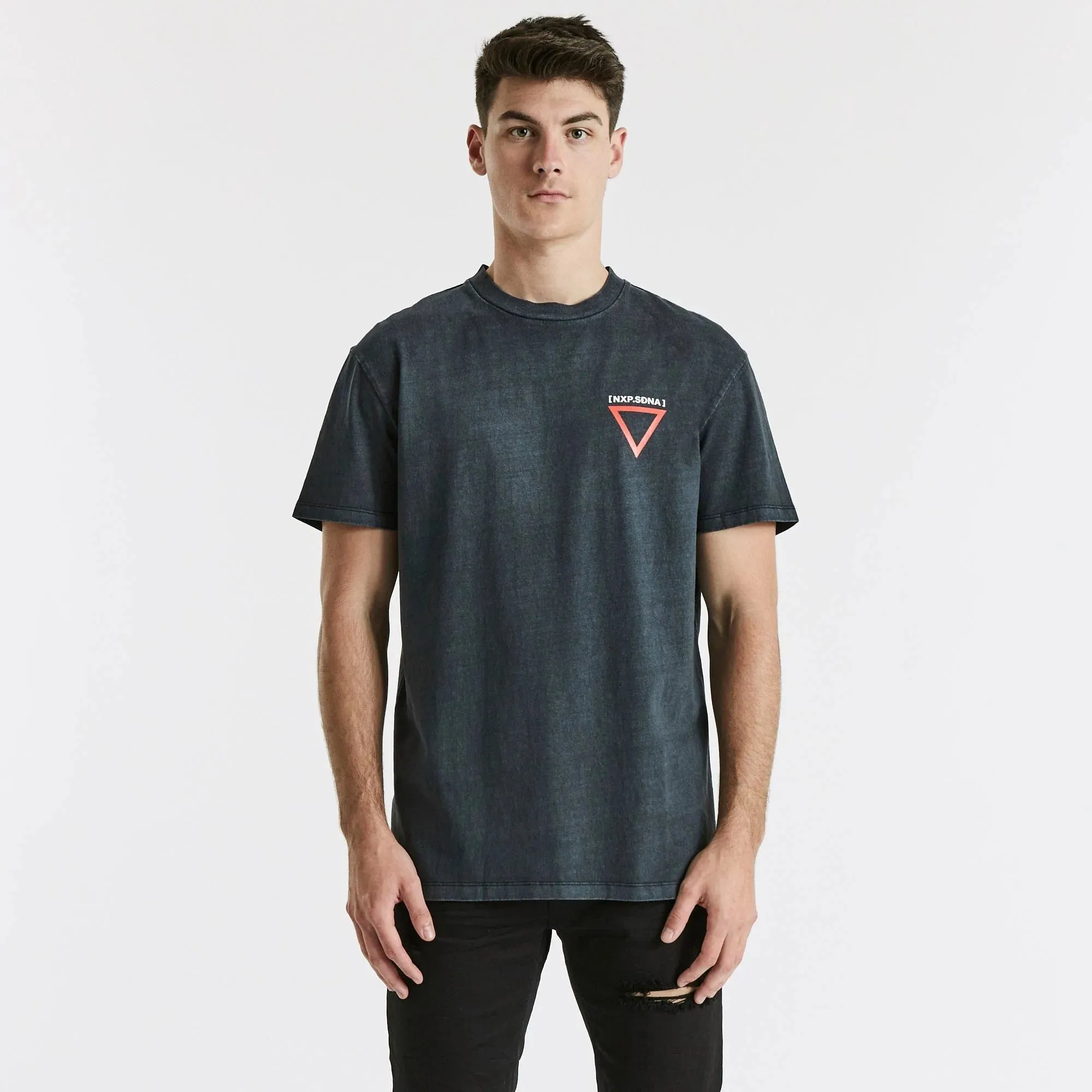 NENA AND PASADENA Silent Relaxed Tee - Pigment Black