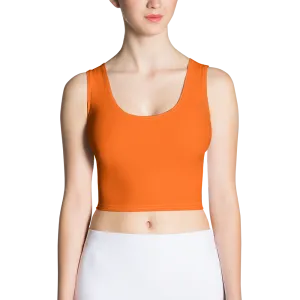 Neon Orange Crop Top