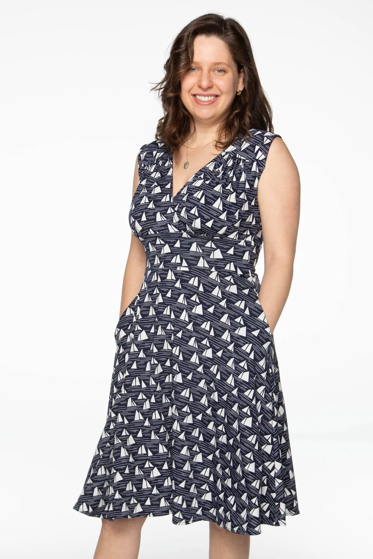 Nora Dress - Smooth Sailing