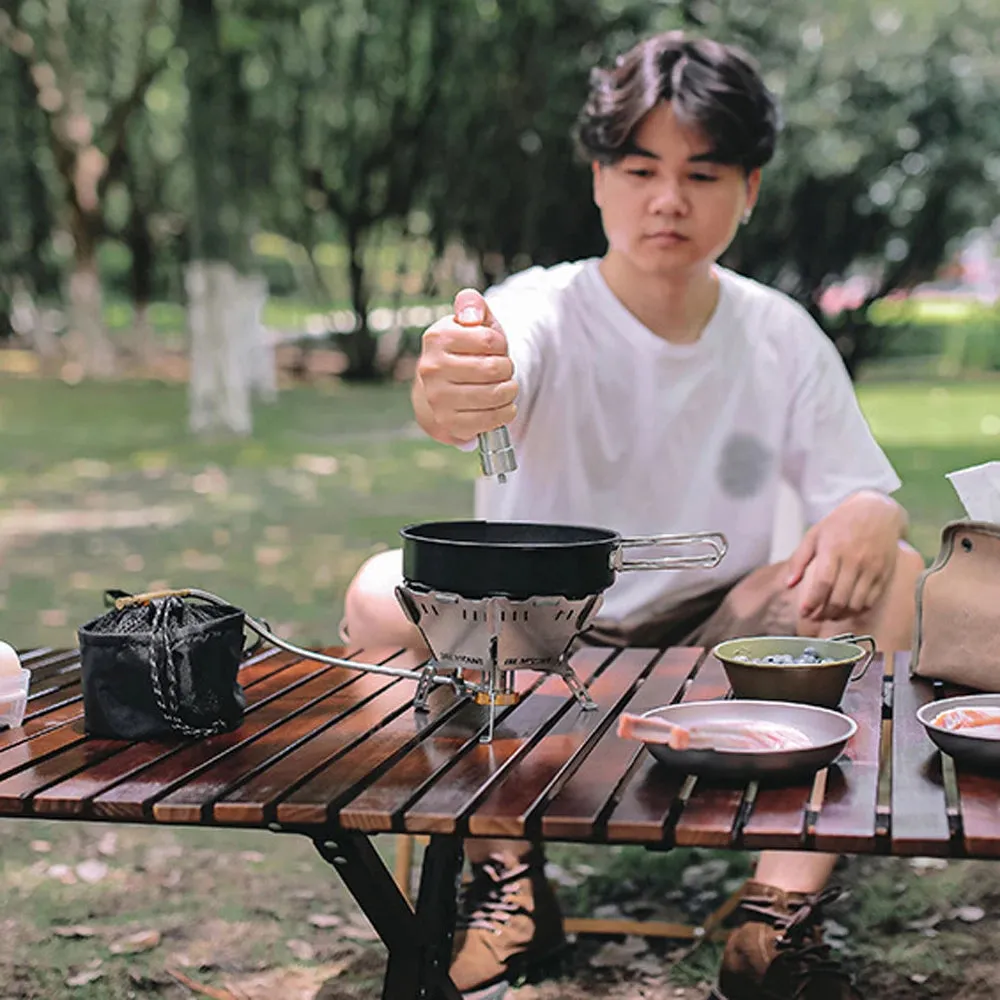 Outdoor Stainless Steel Pepper Mill Manual Black Pepper Grinder Home Kitchen Tools Camping Picnic Press Type Pepper Mills
