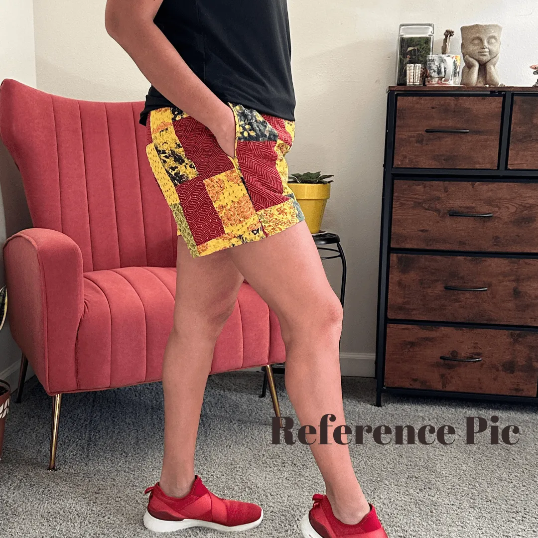 Patchwork Summer Cotton Shorts