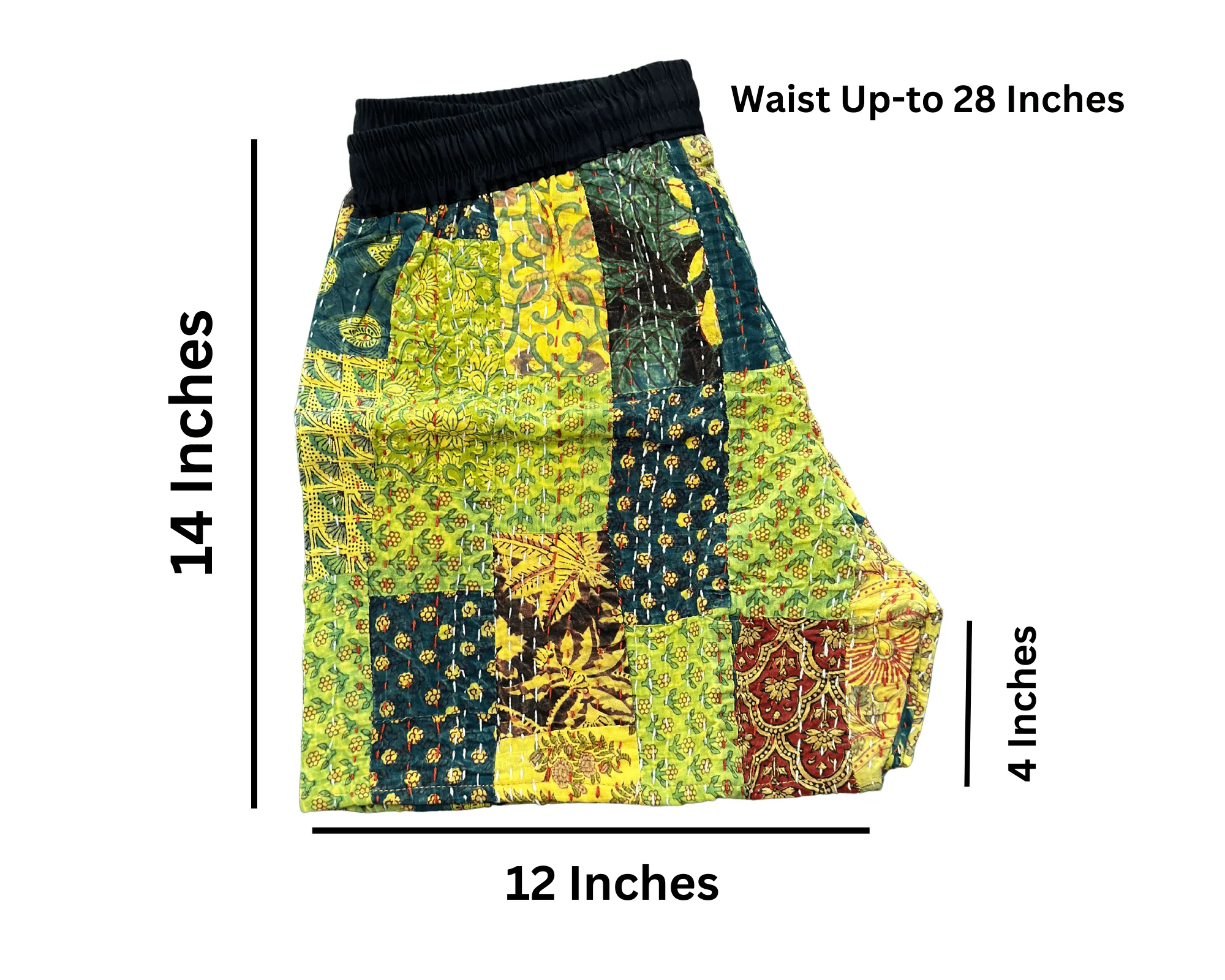 Patchwork Summer Cotton Shorts