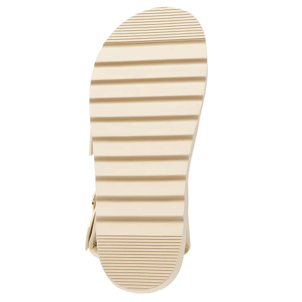 Phoebe Sandal in Nude Smooth